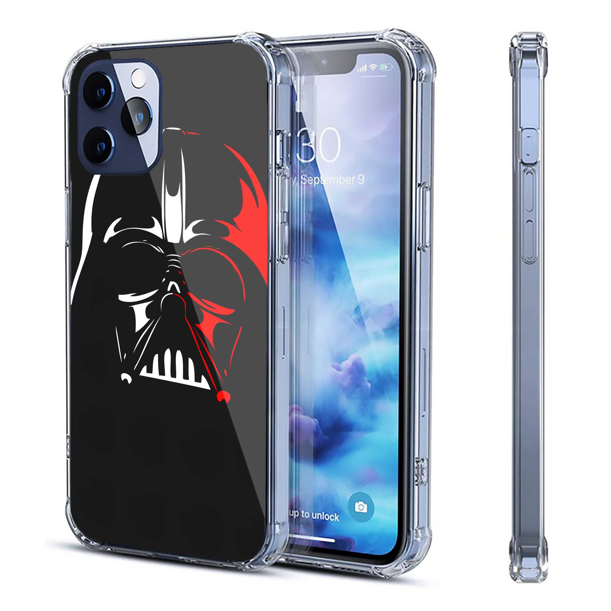 （画像用） スター・ウォーズ Star Wars 【iPhone 12シリーズ対応】透明スマホケース（クリアソフトケース）